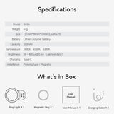 Rechargeable Selfie Light & Phone Light Clip for iPhone - Phone LED Light with Adjustable Brightness, Perfect for Selfies, Makeup, TikTok, Live Streaming & Video Conferencing